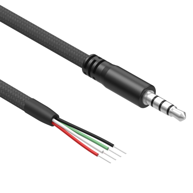 CBL 3.5MM 4CON M 6' SHIELDED