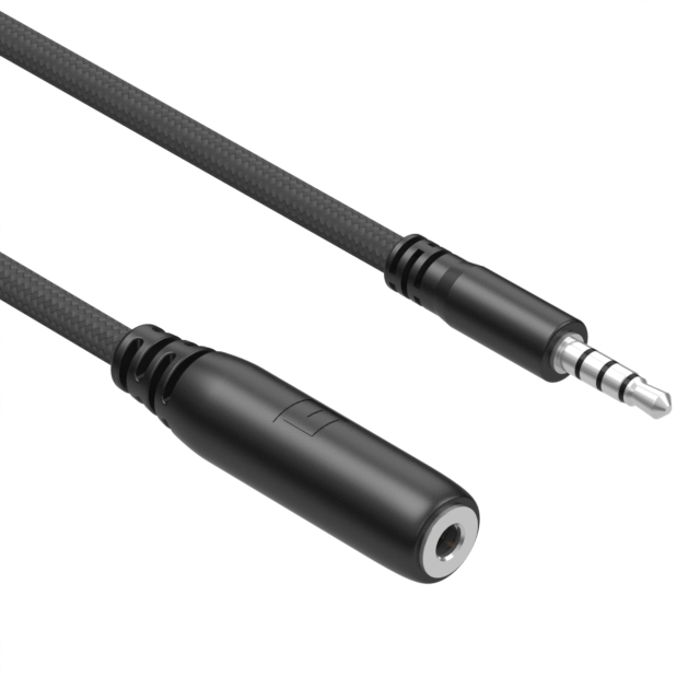 CBL 3.5MM 4CON M-F 6' SHIELDED