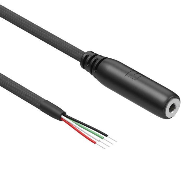 CBL 3.5MM 4CON F 6' SHIELDED