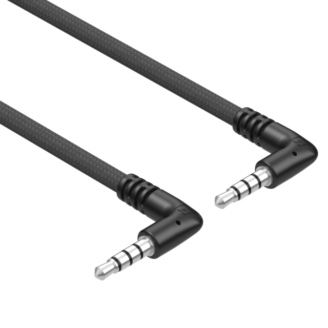 CBL 3.5MM 4CON R/A M-M 6' SHIELD