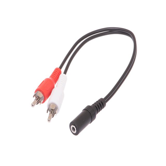 3.5MM STEREO FEMALE TO DUAL RCA