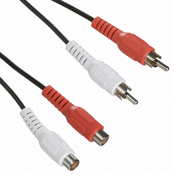 CABLE 2RCA MALE-FEMALE 1M