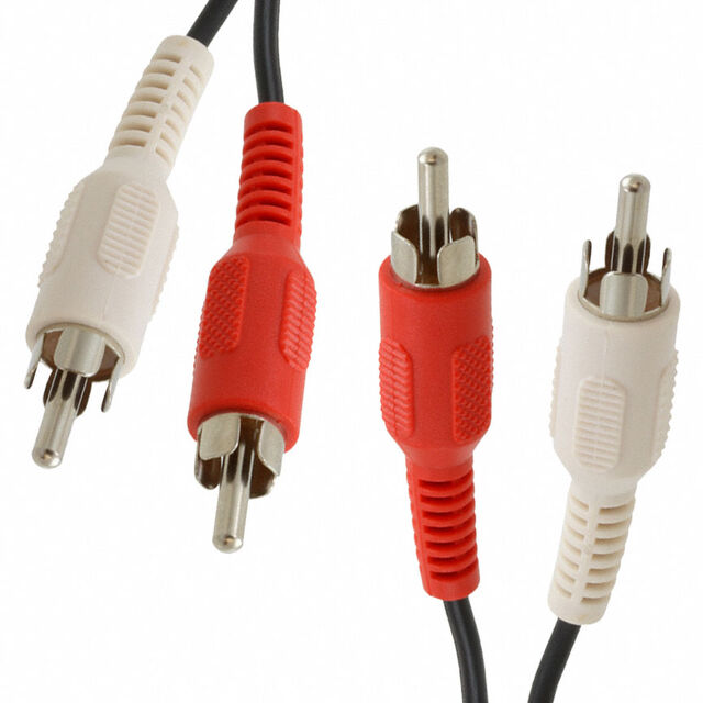CABLE 2RCA MALE-MALE 0.5M