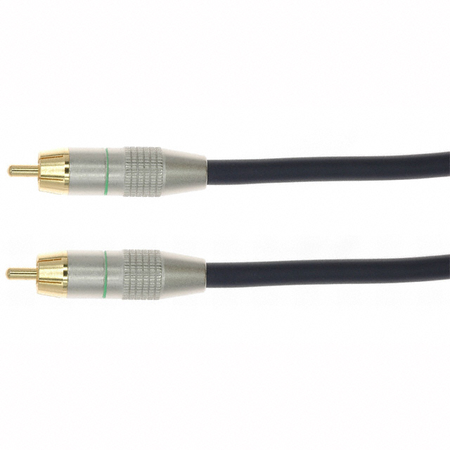 CABLE RCA MALE/MALE 2M HIPRF GRN