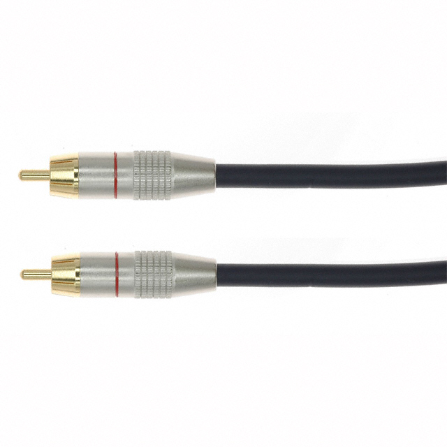 CABLE RCA MALE/MALE 2M HIPRF RED