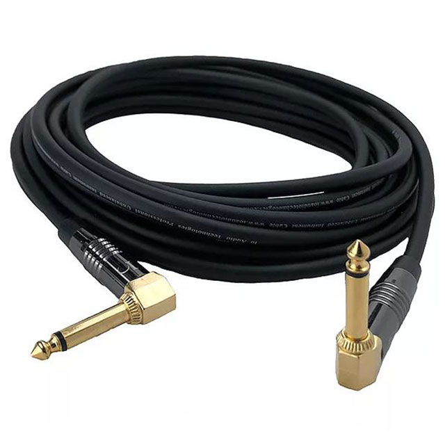 CABLE CHR/GOLD 90 CONN MONO 5'
