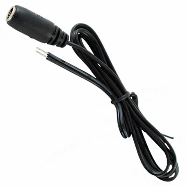 CBL ASSY 2.1MM JACK-CBL FLAT 3'
