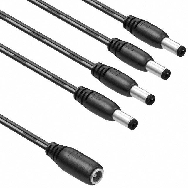 CBL ASSY 2.5MM JACK-PLG FLAT 3'