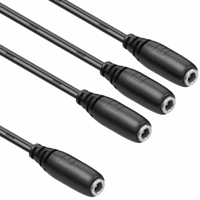 CBL ASSY 1.35MM JCK-JCK FLAT 3'