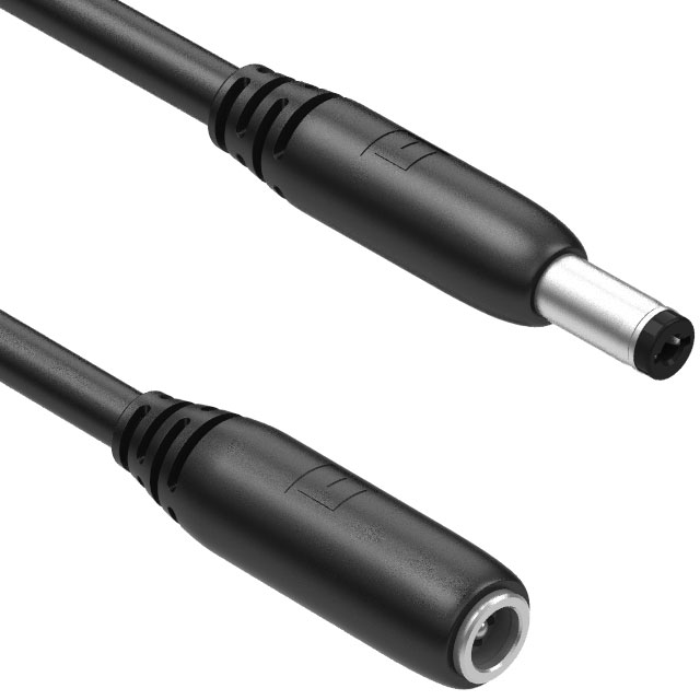 CBL ASSY 2.1MM JACK-PLG RND 10'