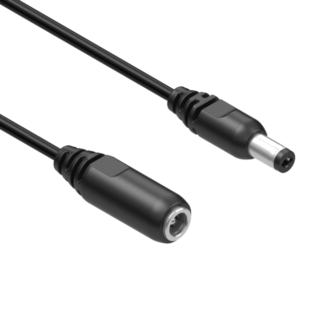 CBL ASSY 2.1MM JACK-PLG RND 3'