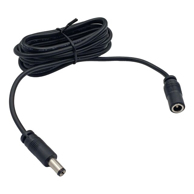 CBL ASSY 2.1MM JACK-PLG RND 6.6'