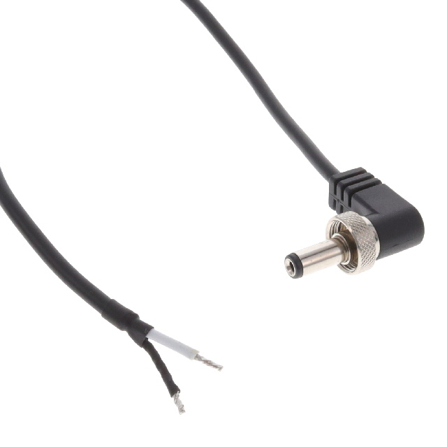CBL ASSY 2.1MM PLUG-CBL RND 6.6'