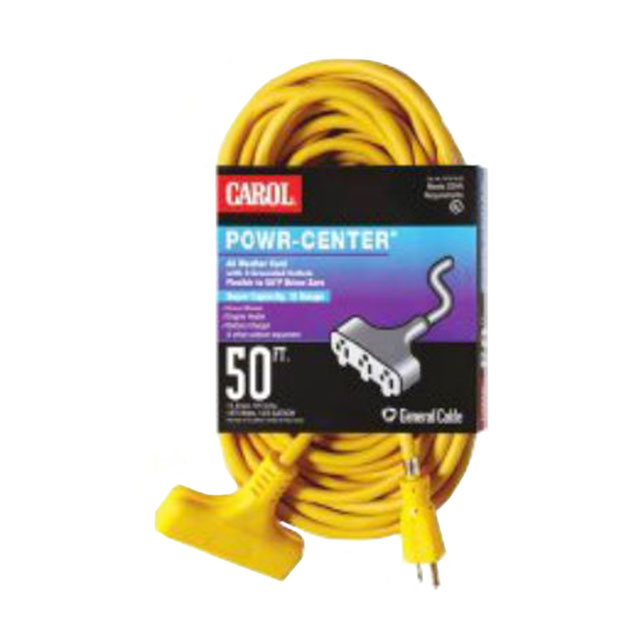 CORD 12AWG NEMA5-15P - 5-15R 50'