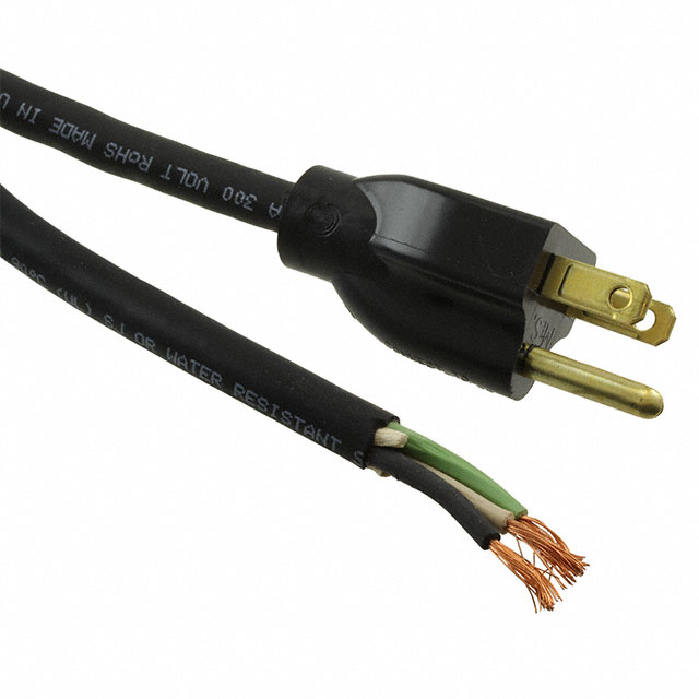 CORD 16AWG NEMA 5-15P TO CBL 8'
