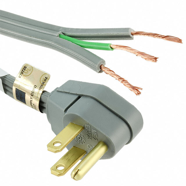 CORD 16AWG NEMA 5-15P TO CBL 6'