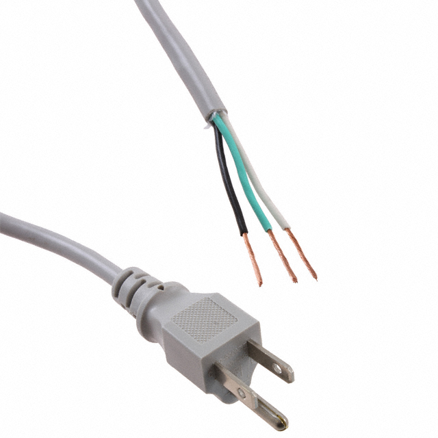 CORD 18AWG NEMA 5-15P TO CBL 8'
