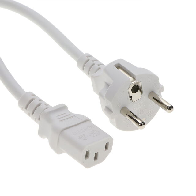 EURO POWER CORD CEE 7/7 TO C13