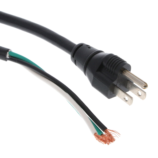CORD 18AWG NEMA 5-15P TO CB 6.1'