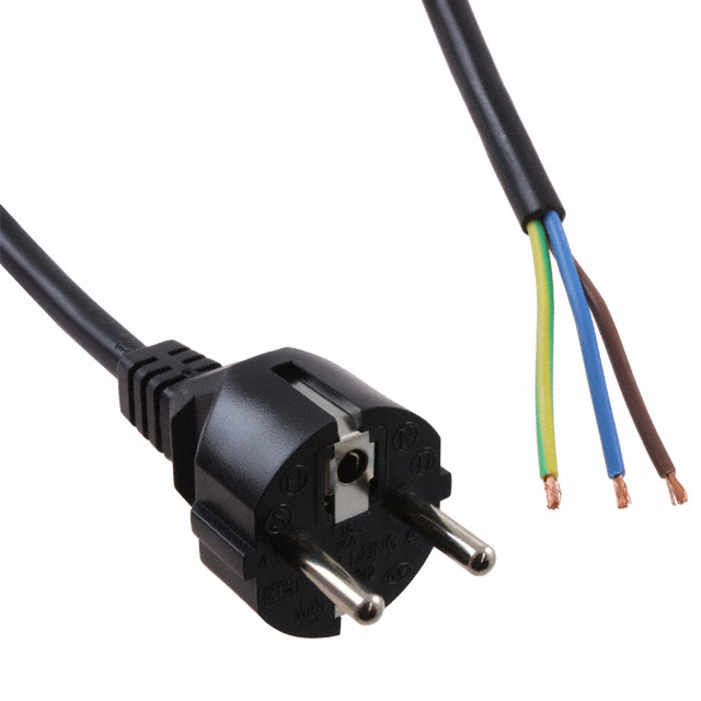 CORD CEE 7/7 TO CBL 8.20' BLACK