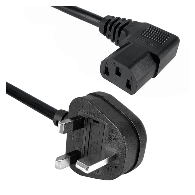 UK POWER CORD, 10A 250V, BS 1363