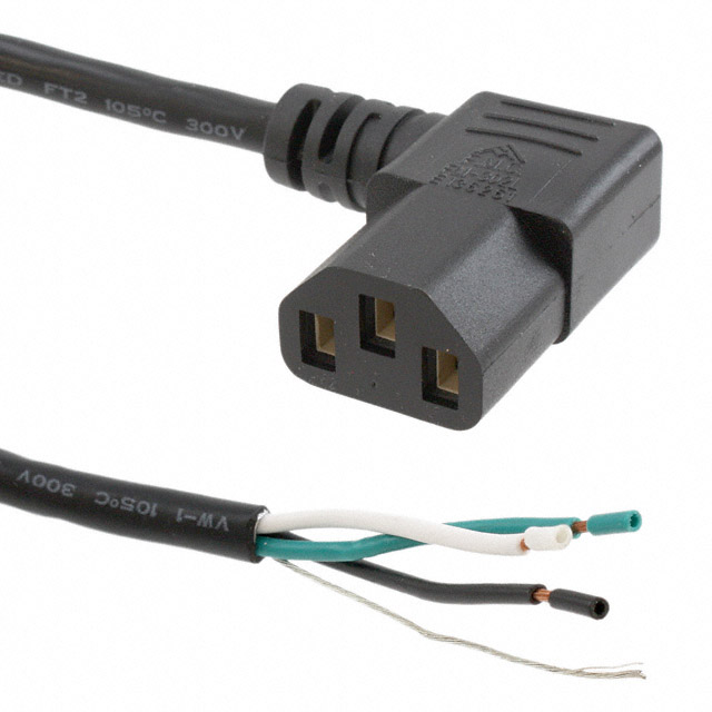 CORD 18AWG IEC320 RA - CBL 6.56'