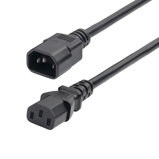 1FT POWER EXTENSION CORD, IEC 60