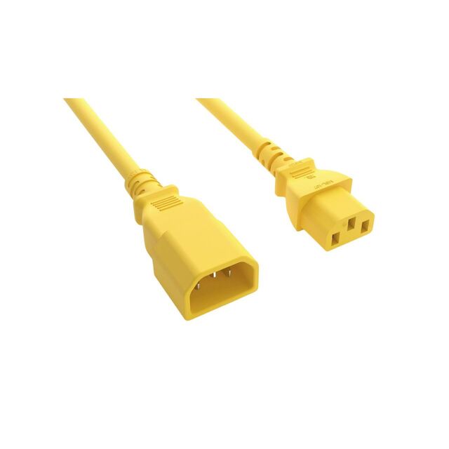 EXTEN PWR CORD C14/C13 14AWG 2'
