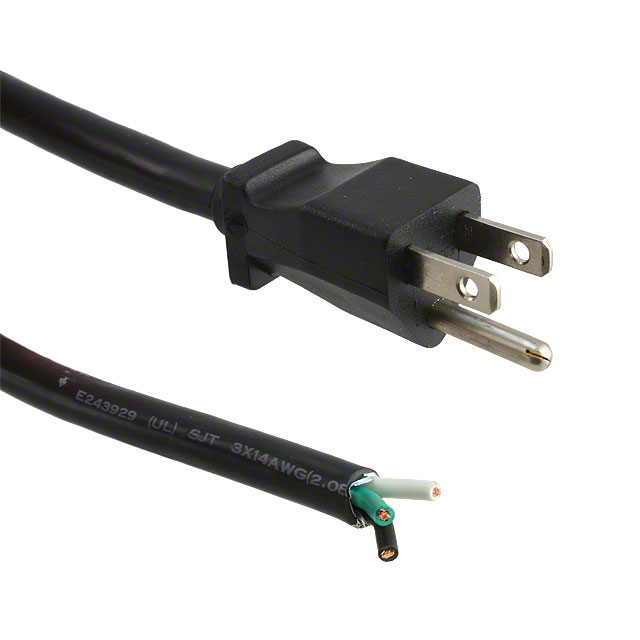 CORD 14AWG NEMA5-15P - CBL 6.56'