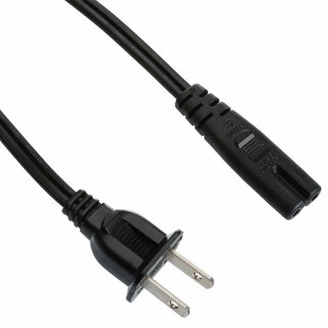 CORD 18AWG NEMA 1-15P - C7 6.56'