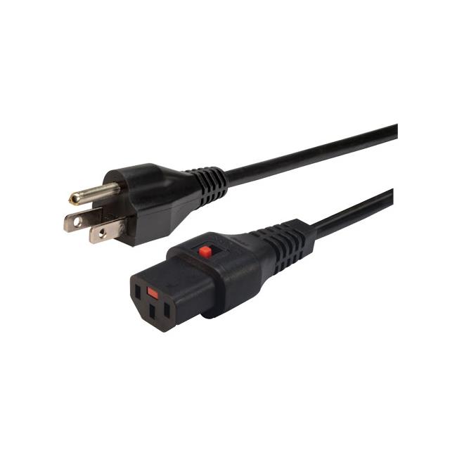 N5/15P-SJE3X18 C13 LCK BLK 6FT