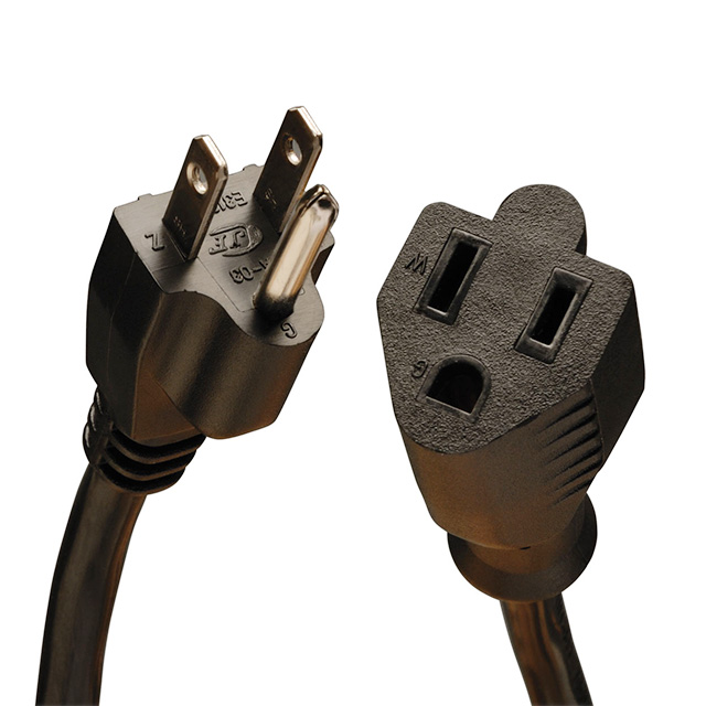 CORD 14AWG NEMA5-15P - 5-15R 15'