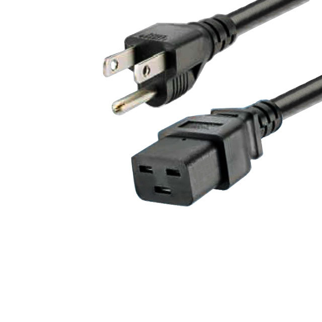 CORD 14AWG NEMA5-15P - IEC320 3'
