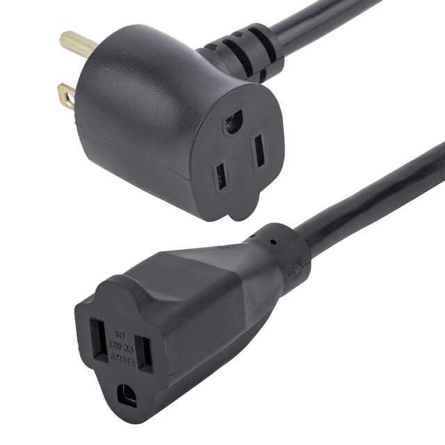 3FT POWER EXTENSION CORD 16AWG