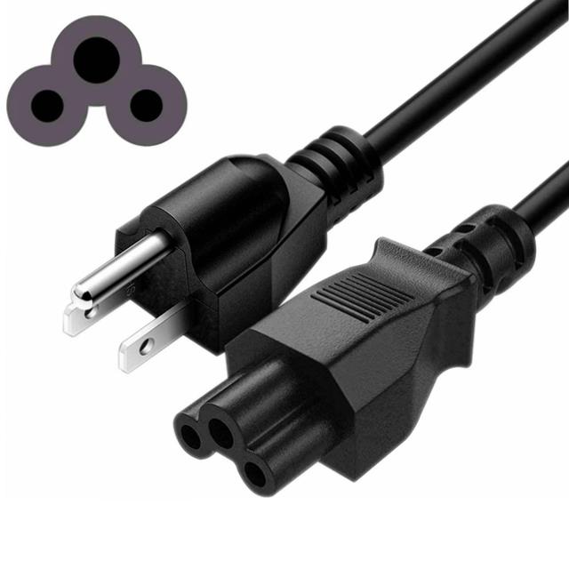 CORD 18AWG NEMA5-15P TO C5 72"