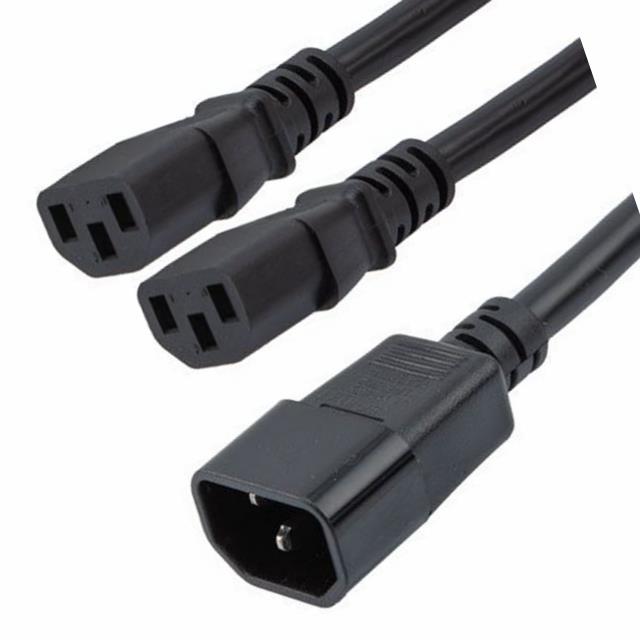 CORD 18AWG C14 to C13*2 72"