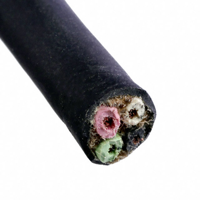 CABLE 4COND 12AWG BLACK 100'