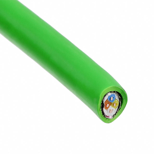 CABLE CAT5 4COND 22AWG GRN 20M