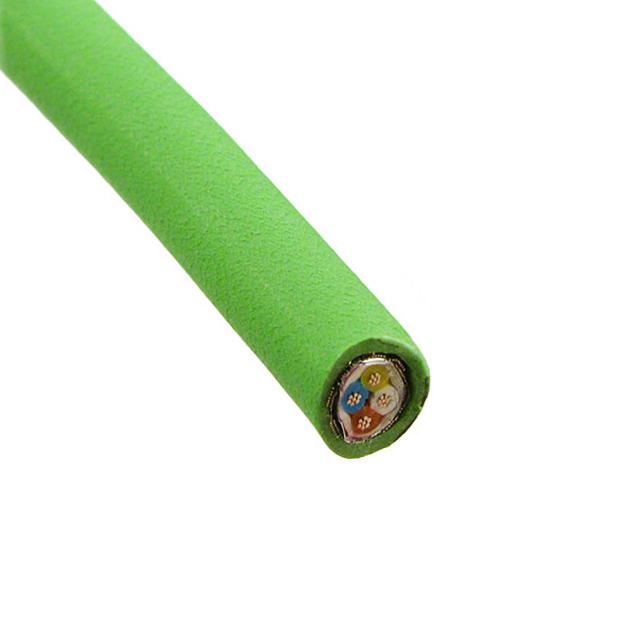 CABLE 4COND 22AWG GREEN SHLD 50M
