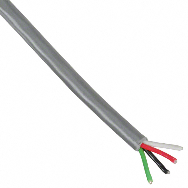CABLE 4COND 22AWG SLATE 1000'