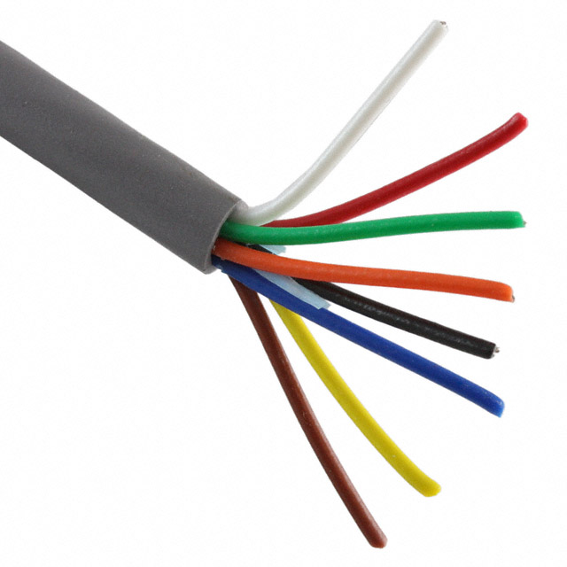 CABLE 8COND 22AWG SLATE