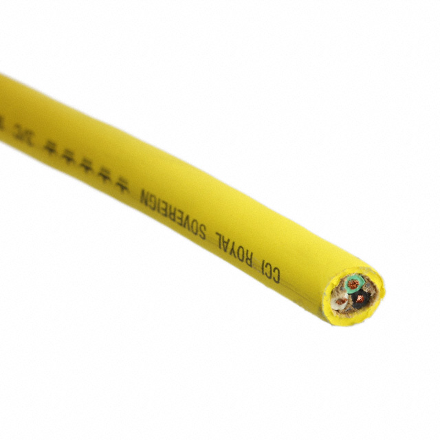 CABLE 3COND 16AWG YELLOW 5'