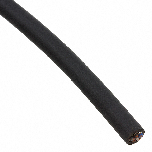 CABLE 5COND 22AWG BLK SHLD 100M