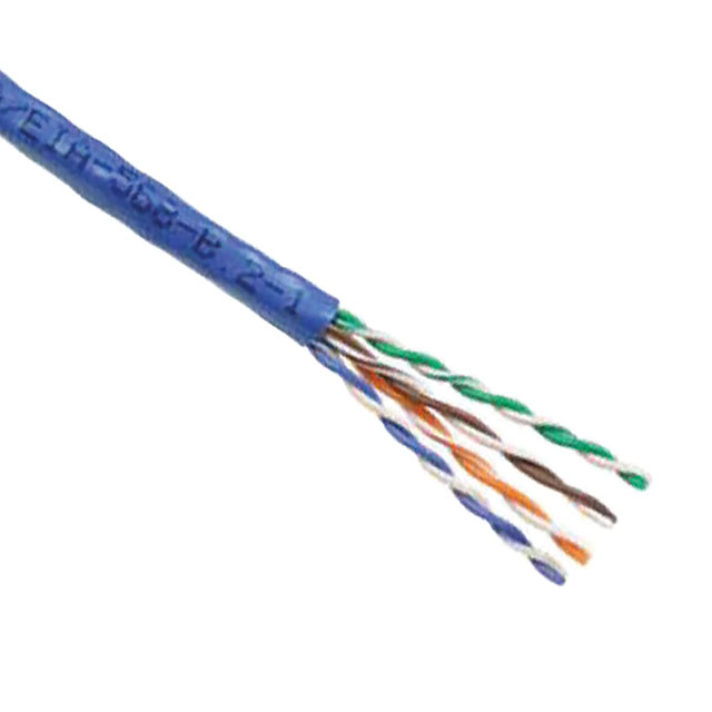 CABLE CAT5E 8CON 24AWG BLU 1000'
