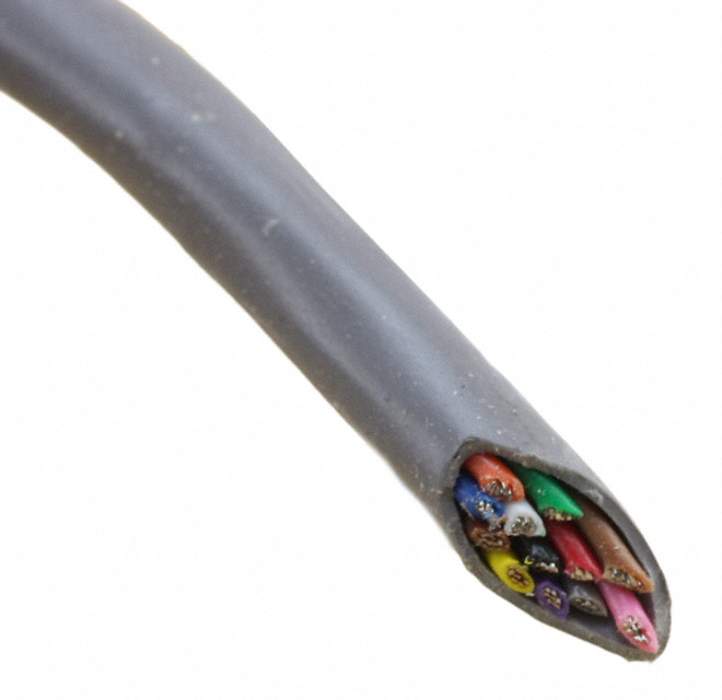 CABLE 12COND 20AWG SLATE 100'