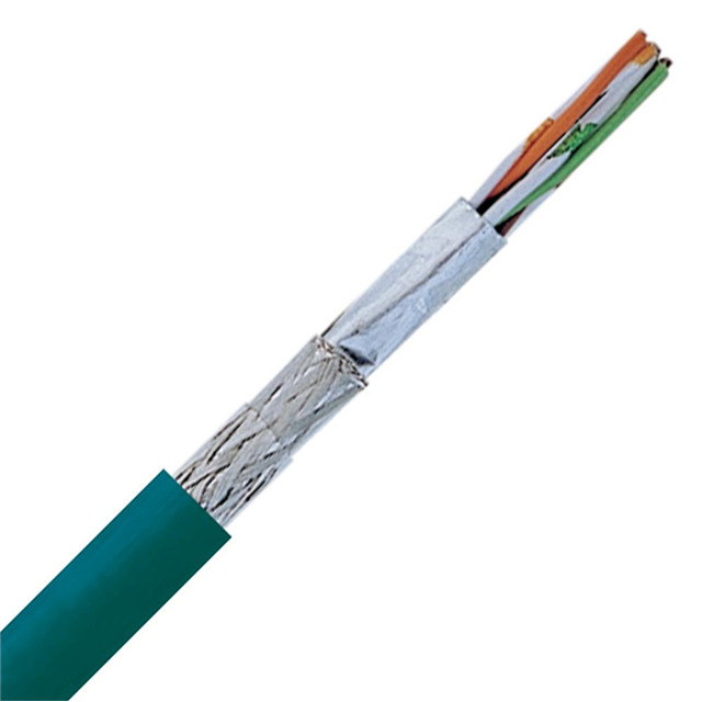 CABLE CAT5E 4COND 26AWG TEAL 50'