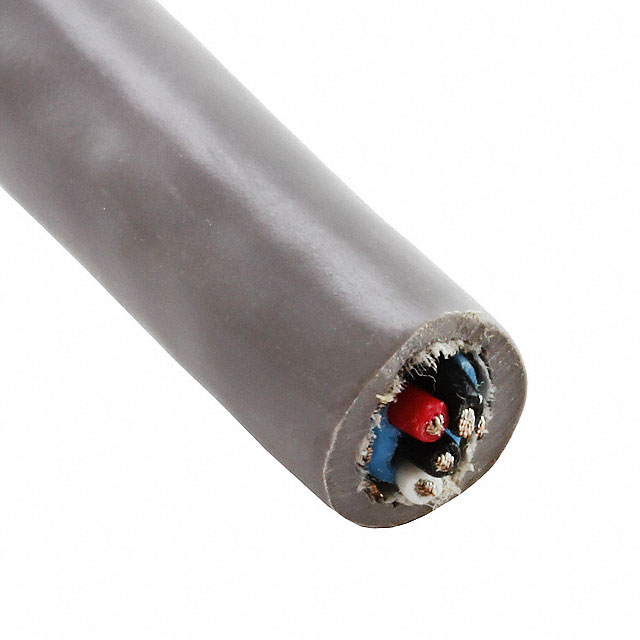 MULTI-PAIR 4CON 22AWG SLATE 500'