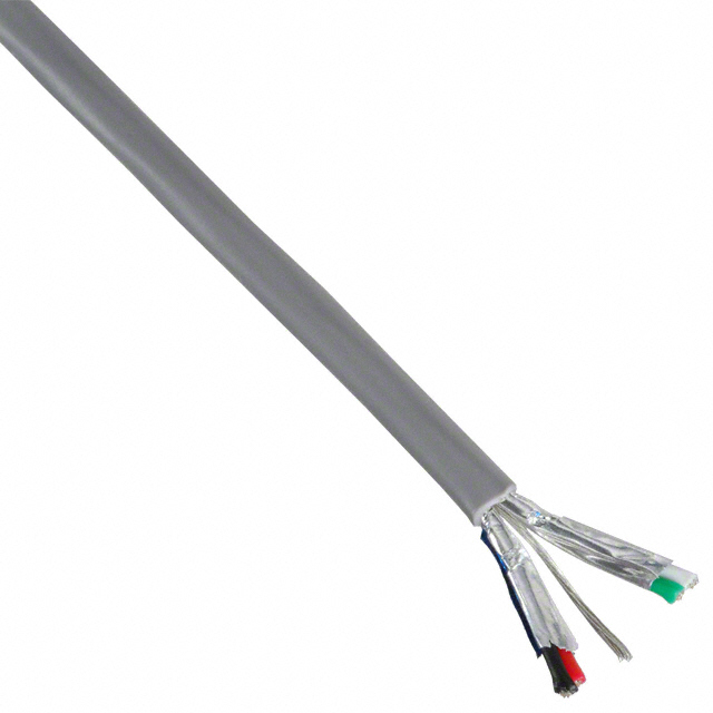 MULTI-PAIR 4CON 22AWG SLATE 500'