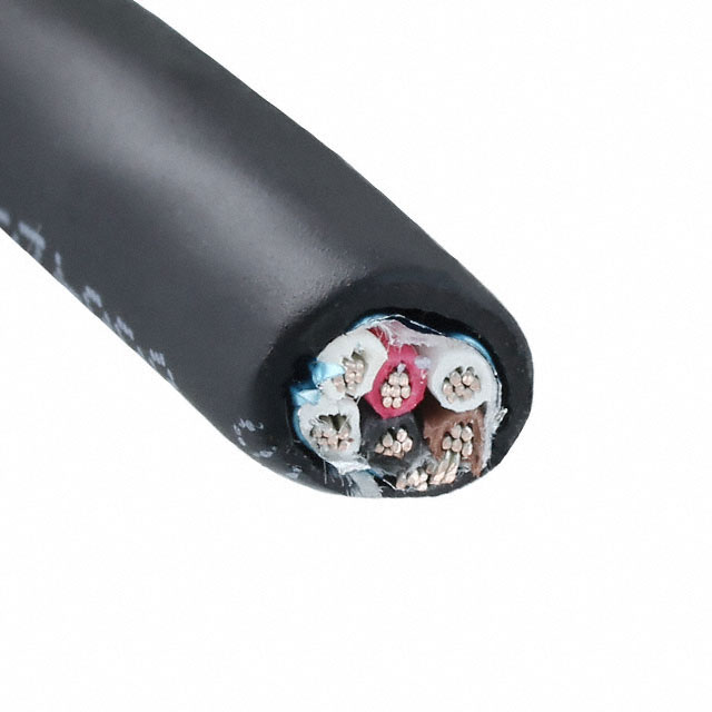 MULTI-PAIR 6COND 22AWG BLK 100'
