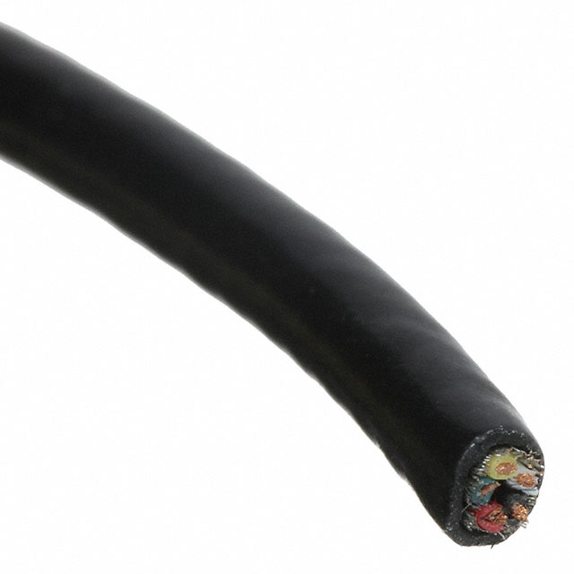 CABLE 5COND 26AWG BLK SHLD 100'